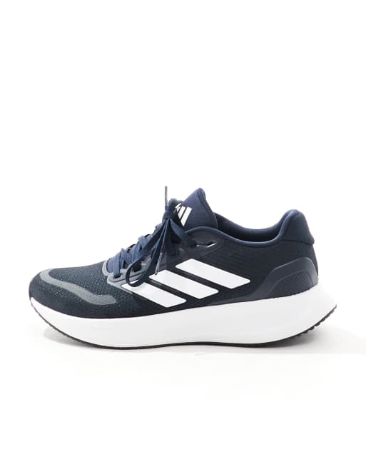 adidas Running – RunFalcon 5 – Granatowoczarno-białe buty sportowe, 2 z 5