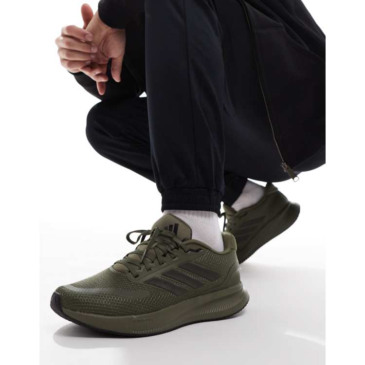 adidas Running Runfalcon Running trainers in green ASOS