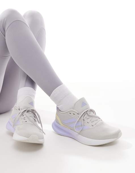 adidas - Running Runfalcon 5 - Sneakers grigie e lilla - view 1