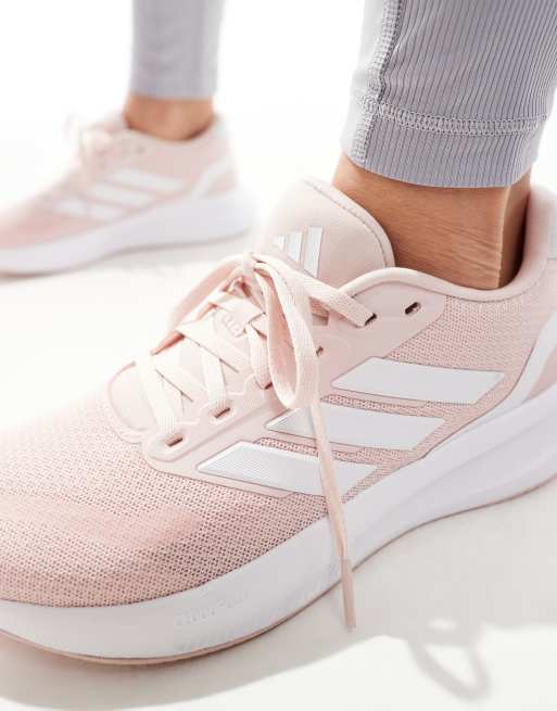 Peach adidas trainers online