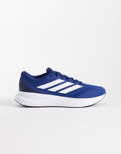 adidas Running RunFalcon sneakers i blått och vitt - view 1