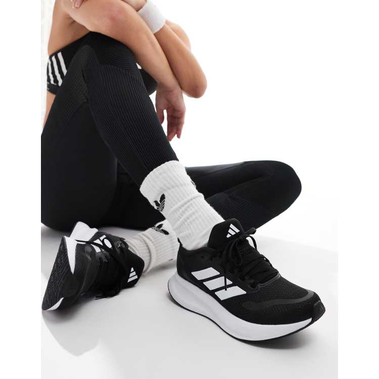 Adidas runfalcon all black on sale