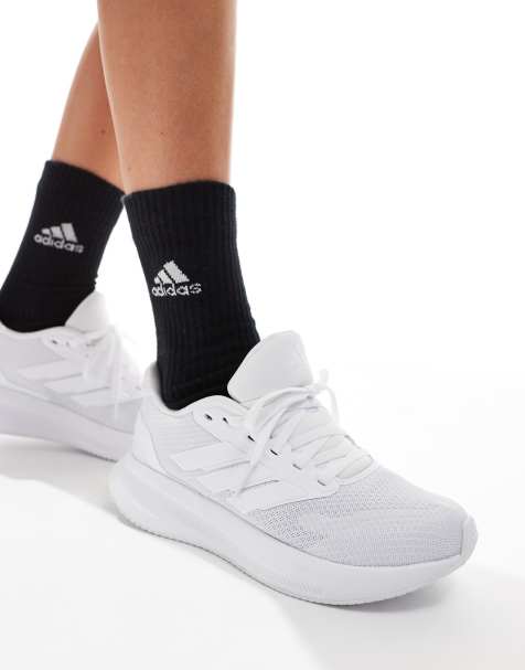 adidas Running Runfalcon trainers in white - view 1