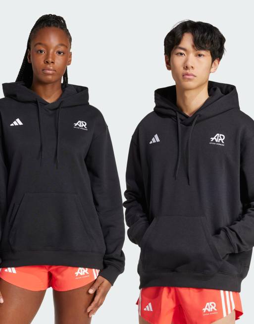 adidas Running - Runners - Sweat à capuche unisexe - Noir, 3 de 4