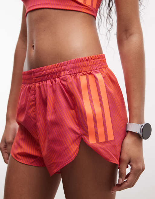 adidas Running short in pink and orange, 2 of 5