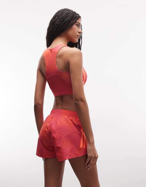 adidas Running short in pink and orange, 4 of 5