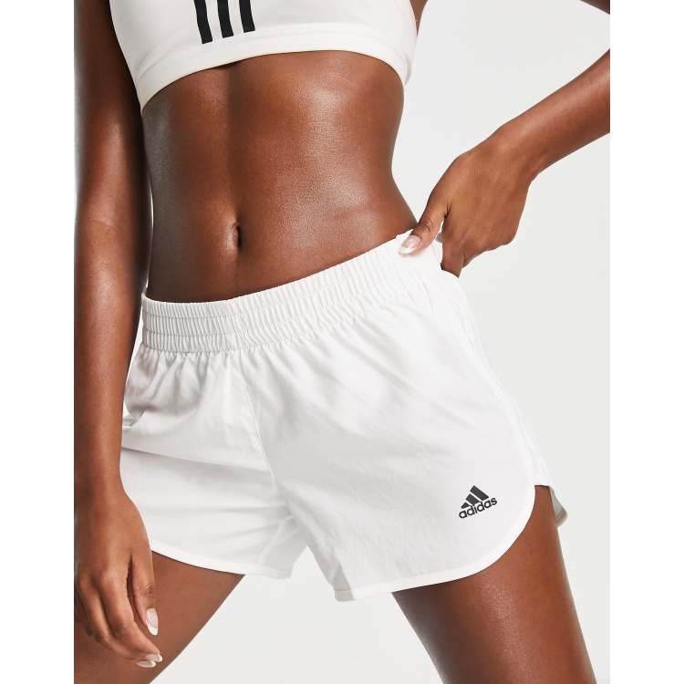 White adidas best sale compression shorts