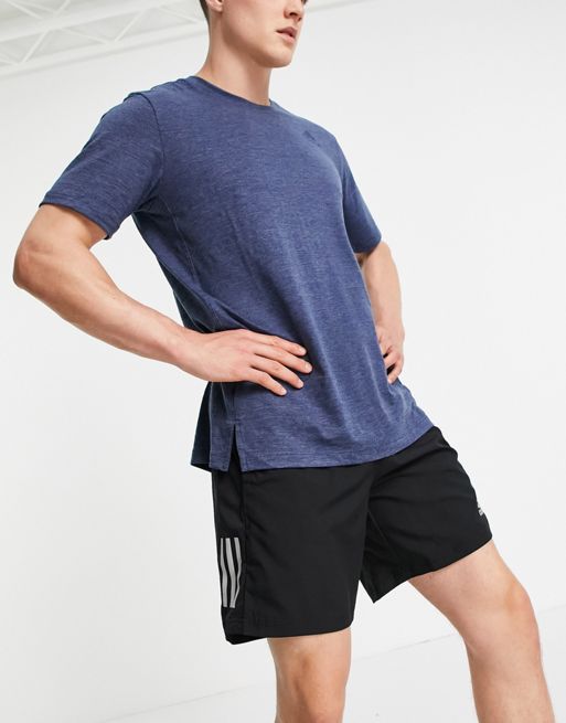 adidas Running shorts with BOS logo in black | ASOS