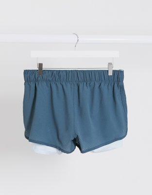 light blue running shorts