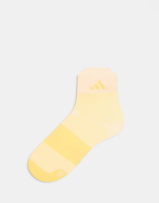 adidas Running socks in neon orange-Multi