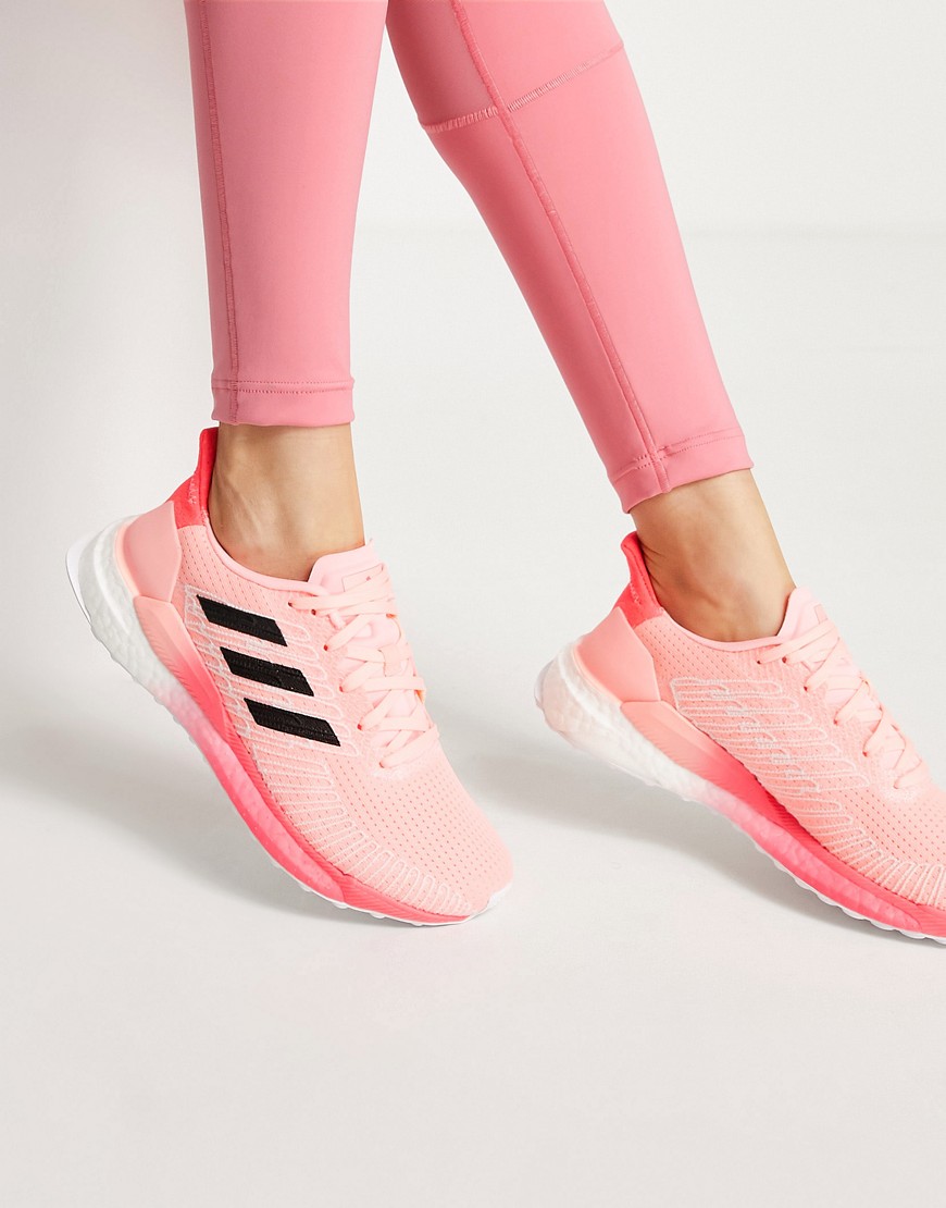 Adidas Running Solar Boost 19 trainer in pink