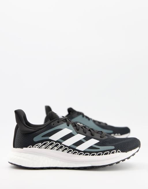 adidas Running Solar Glide trainers in black | ASOS