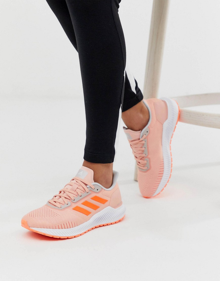 Adidas Running solar ride sneakers i pink