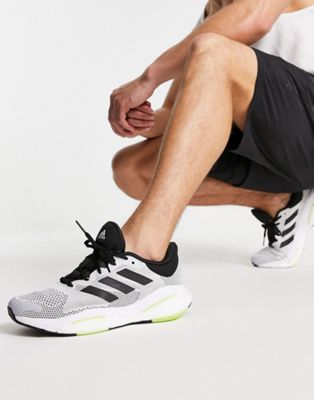adidas Running Solarglide 5 trainers in grey and black