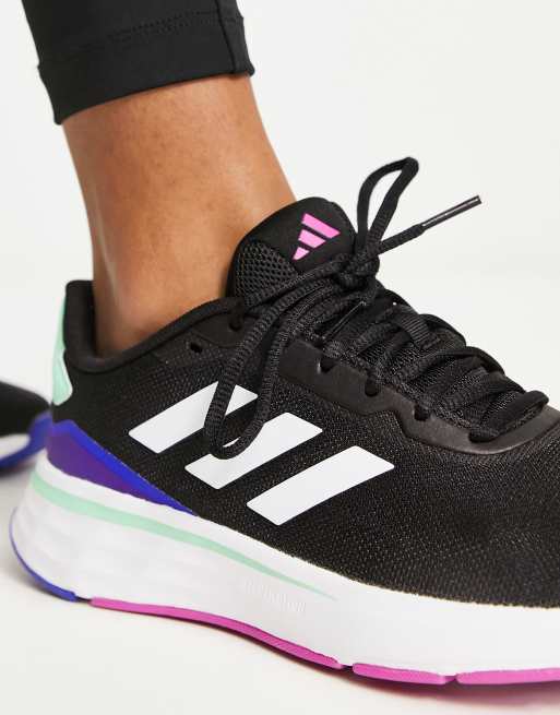 adidas Running Start your Run Sneaker in Schwarz und WeiB ASOS