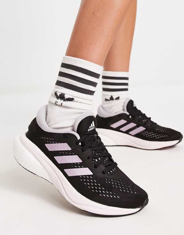 adidas Running Supernova 2 sneakers in black