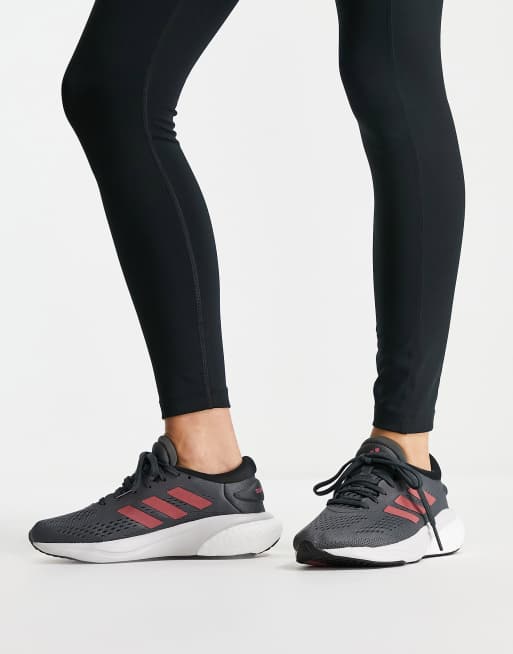 adidas Running 2 sneakers in gray pink | ASOS