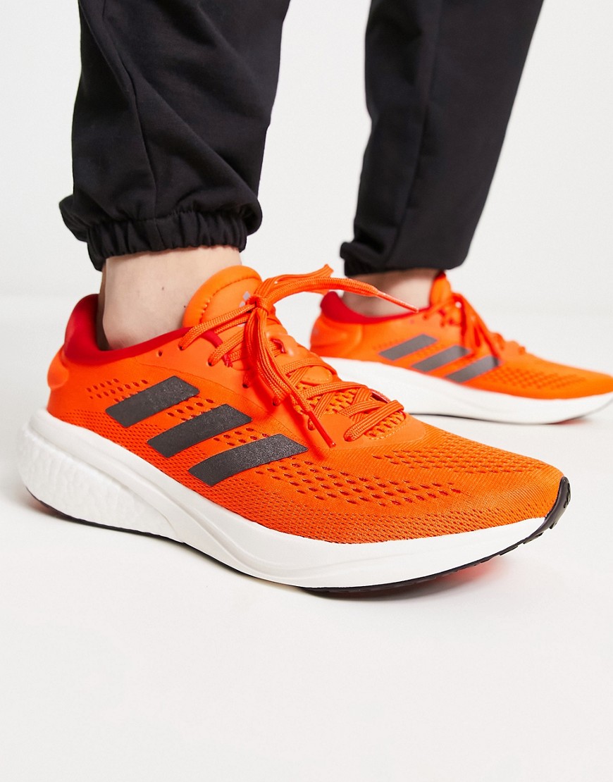 Adidas Running Supernova 2 sneakers in orange