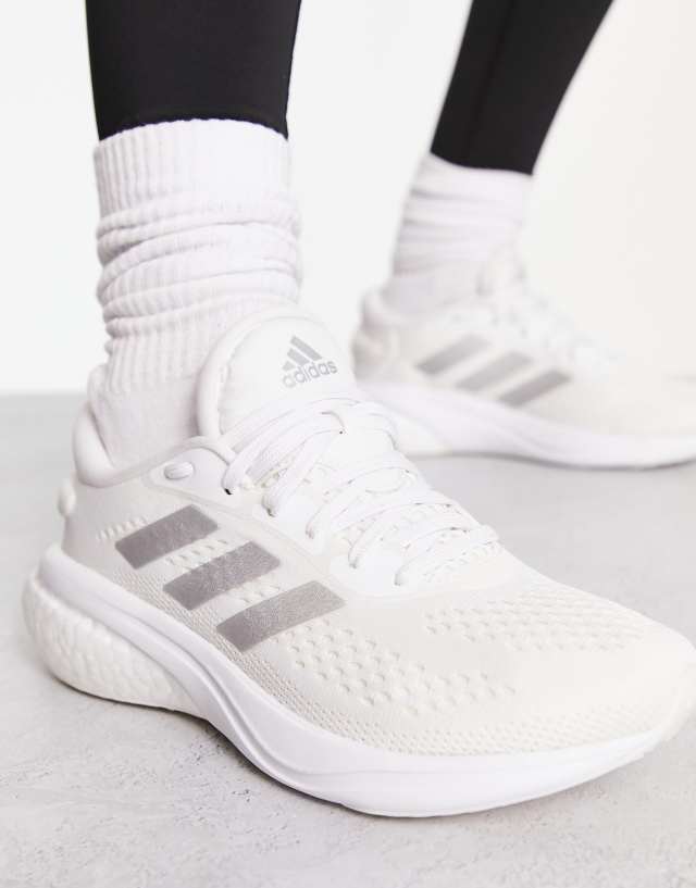 adidas Running Supernova 2 sneakers in white