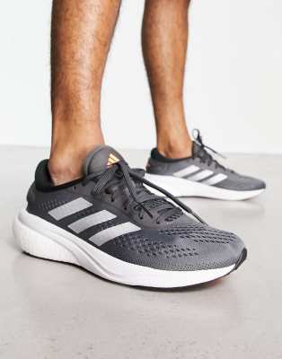 adidas Running Supernova 2 trainers in grey  - ASOS Price Checker
