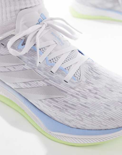 adidas Running – Supernova Comfortglide – Srebrno-limonkowe buty sportowe, 4 z 5