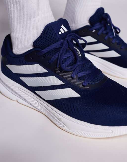 adidas Running Supernova Ease trainers in navy and grey, 3 of 5