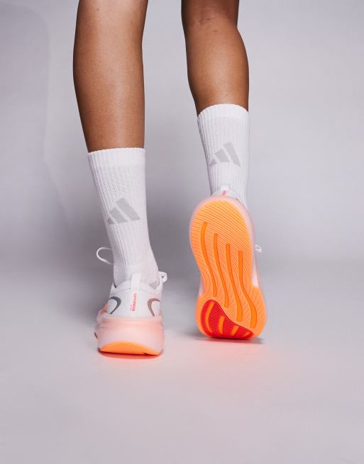 adidas Running – Supernova Glide – Biało-pomarańczowe buty sportowe, 3 z 5