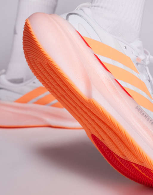adidas Running – Supernova Glide – Biało-pomarańczowe buty sportowe, 5 z 5