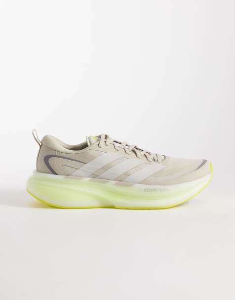adidas Running – Supernova Glide – Buty sportowe w kolorach beżowym, srebrnym i żółtym - view 1