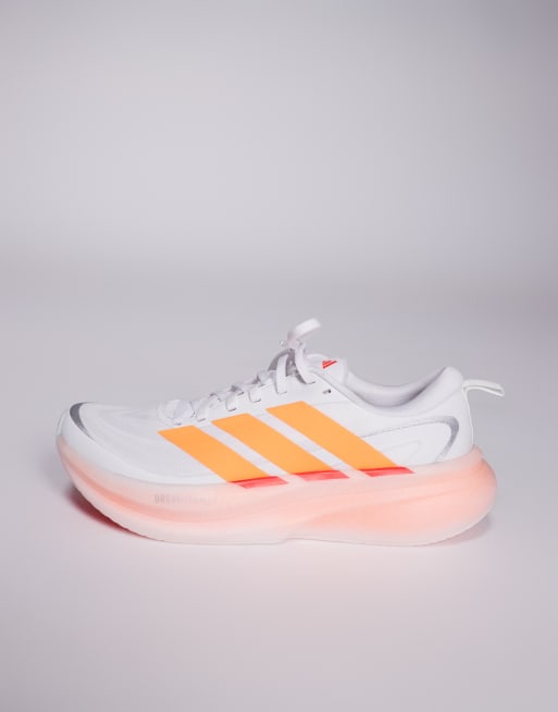 adidas Running - Supernova Glide - Hvide/orange sneakers, 2 af 5