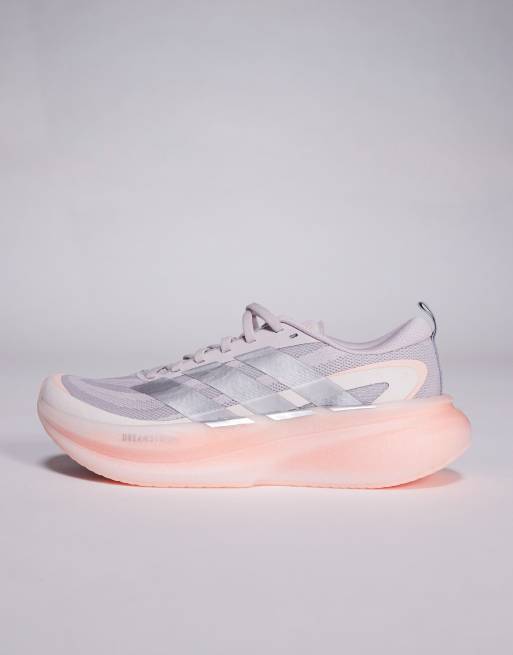 adidas Running - Supernova Glide - Lilla sneakers med sølvfarvede reflekterende detaljer, 2 af 5