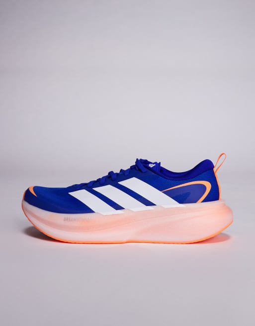 adidas Running – Supernova Glide – Niebiesko-pomarańczowe buty sportowe, 2 z 5