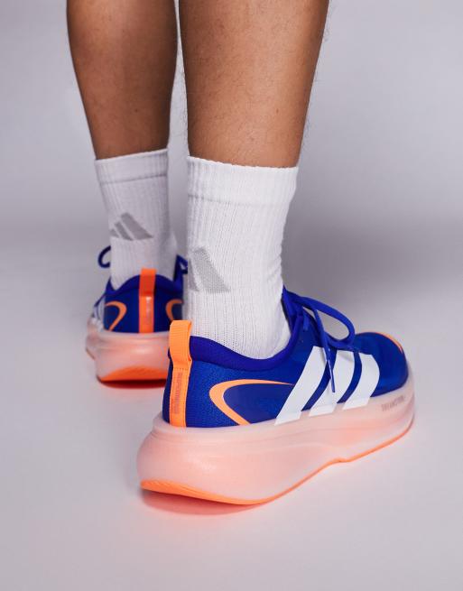 adidas Running – Supernova Glide – Niebiesko-pomarańczowe buty sportowe, 4 z 5