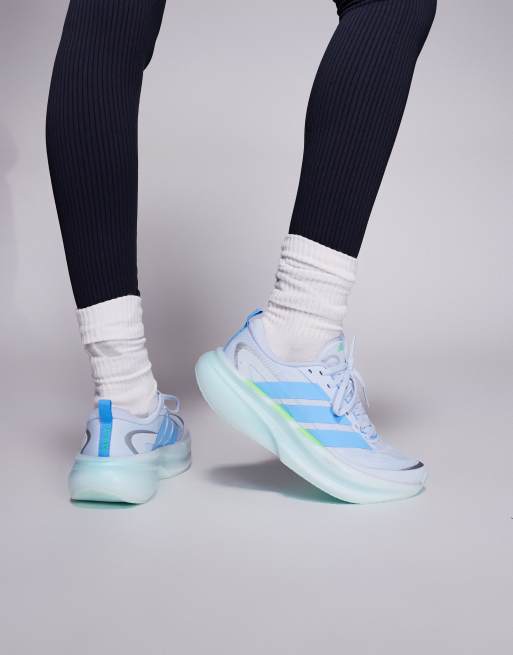 adidas Running Supernova Glide Sneaker in Blau und Aqua, 5 von 5