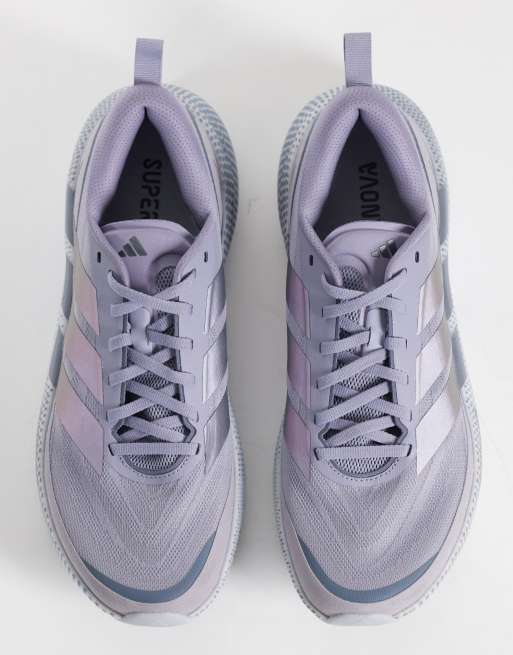 adidas Running Supernova Glide Sneaker in Grau und Silber, 2 von 5