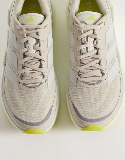 adidas Running - Supernova Glide - Sneakers i beige/sølvfarve/gul, 3 af 5