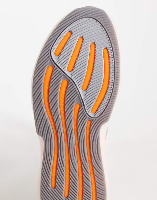 adidas Running Supernova Glide sneakers i grått och rött, 4 av 5
