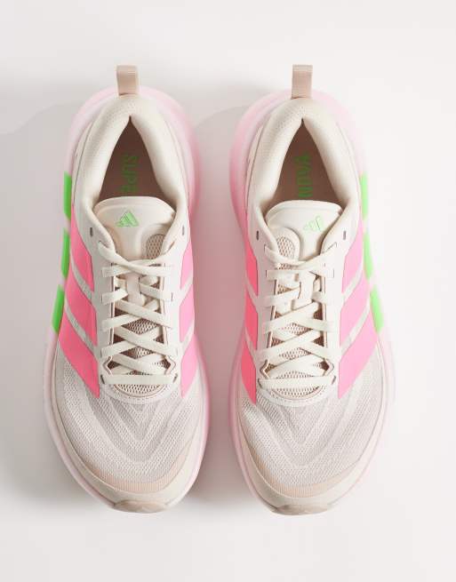 adidas Running - Supernova Glide - Zapatillas de deporte beis y rosas, 2 de 5
