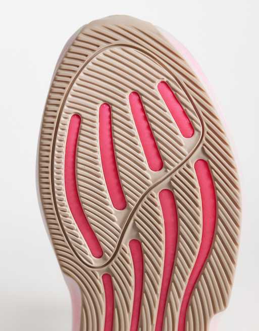 adidas Running - Supernova Glide - Zapatillas de deporte beis y rosas, 4 de 5