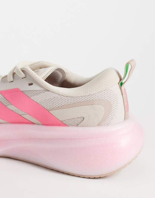 adidas Running - Supernova Glide - Zapatillas de deporte beis y rosas, 5 de 5