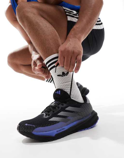 Basket adidas noir et bleu hotsell