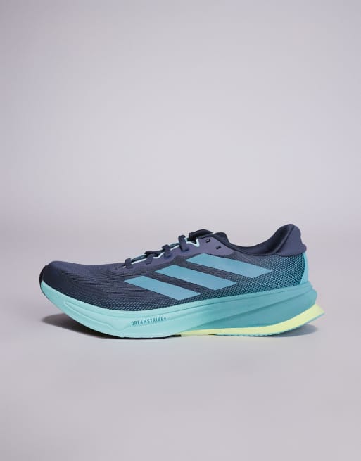 adidas Running Supernova Rise 2 baskets turquoise et jaune, 2 de 5