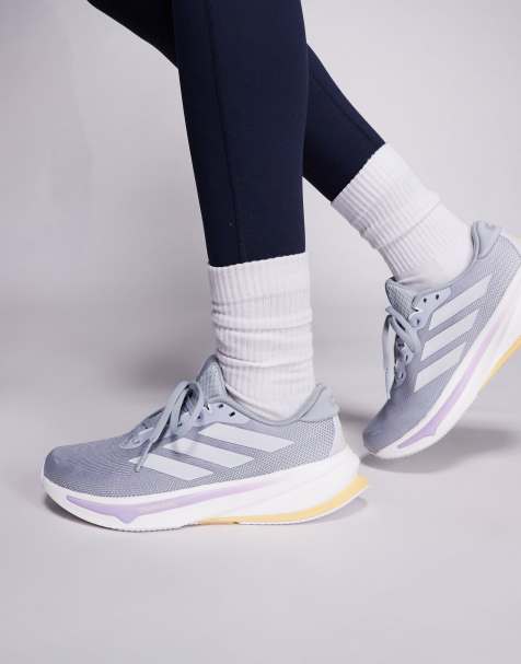 adidas Running - Supernova Rise 2 - Grå og sølvfarvede sneakers - view 1