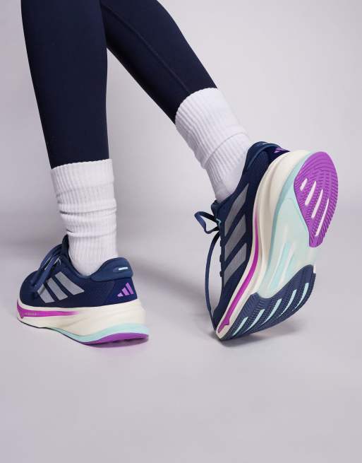 adidas Running – Supernova Rise 2 – Granatowo-fioletowe buty sportowe, 3 z 5