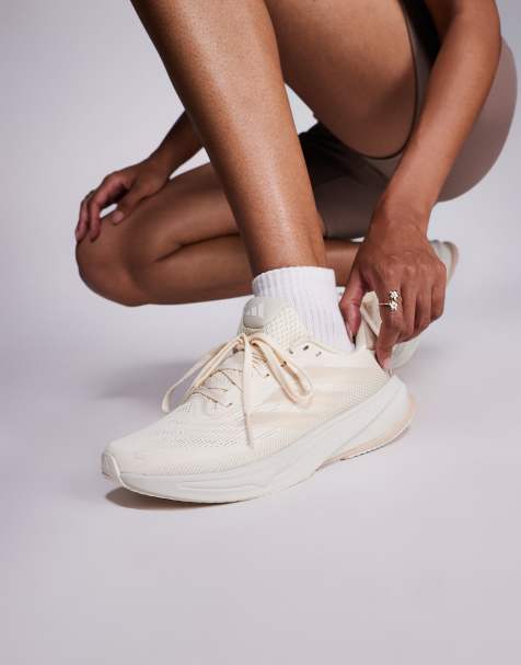 adidas Running Supernova Rise 2 trainers in white and beige - view 1