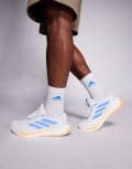 [adidas performance] adidas Running Supernova Rise 2 trainers in white, blue and orange 39 1/3 ftwr white/blue fusi
