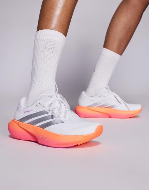 adidas Running – Supernova Rise 3 – Buty sportowe w kolorze srebrnym, pomarańczowym i różowym - view 1