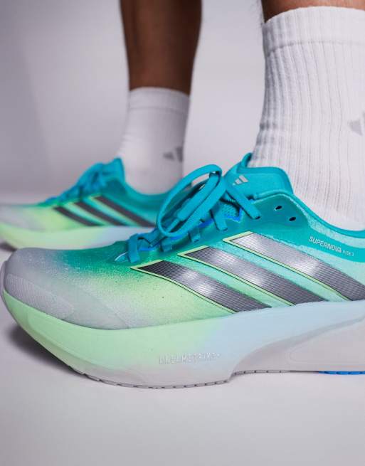 adidas Running – Supernova Rise 3 – Lauf-Sneaker in Grau, Grün und Blau, 3 von 5