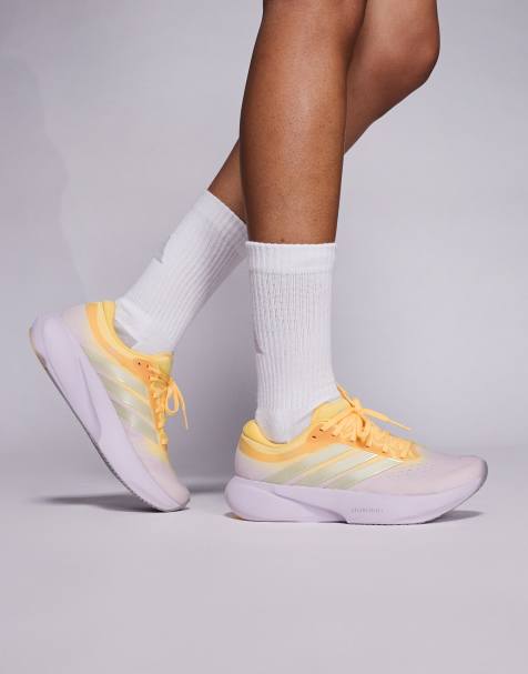 adidas Running - Supernova Rise 3 - Sølvlilla og orange sneakers - view 1