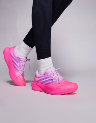 adidas Running - Supernova Rise 3 - Sneaker in Rosa und Lila-Gelb